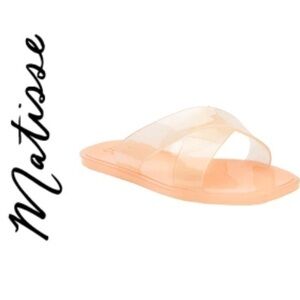 Anthropologie Matisse Villa Jelly Slide Sandals
